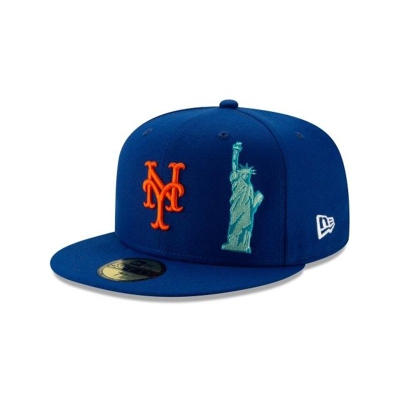 Sapca New Era New York Mets MLB Team Describe 59FIFTY Fitted - Albastri